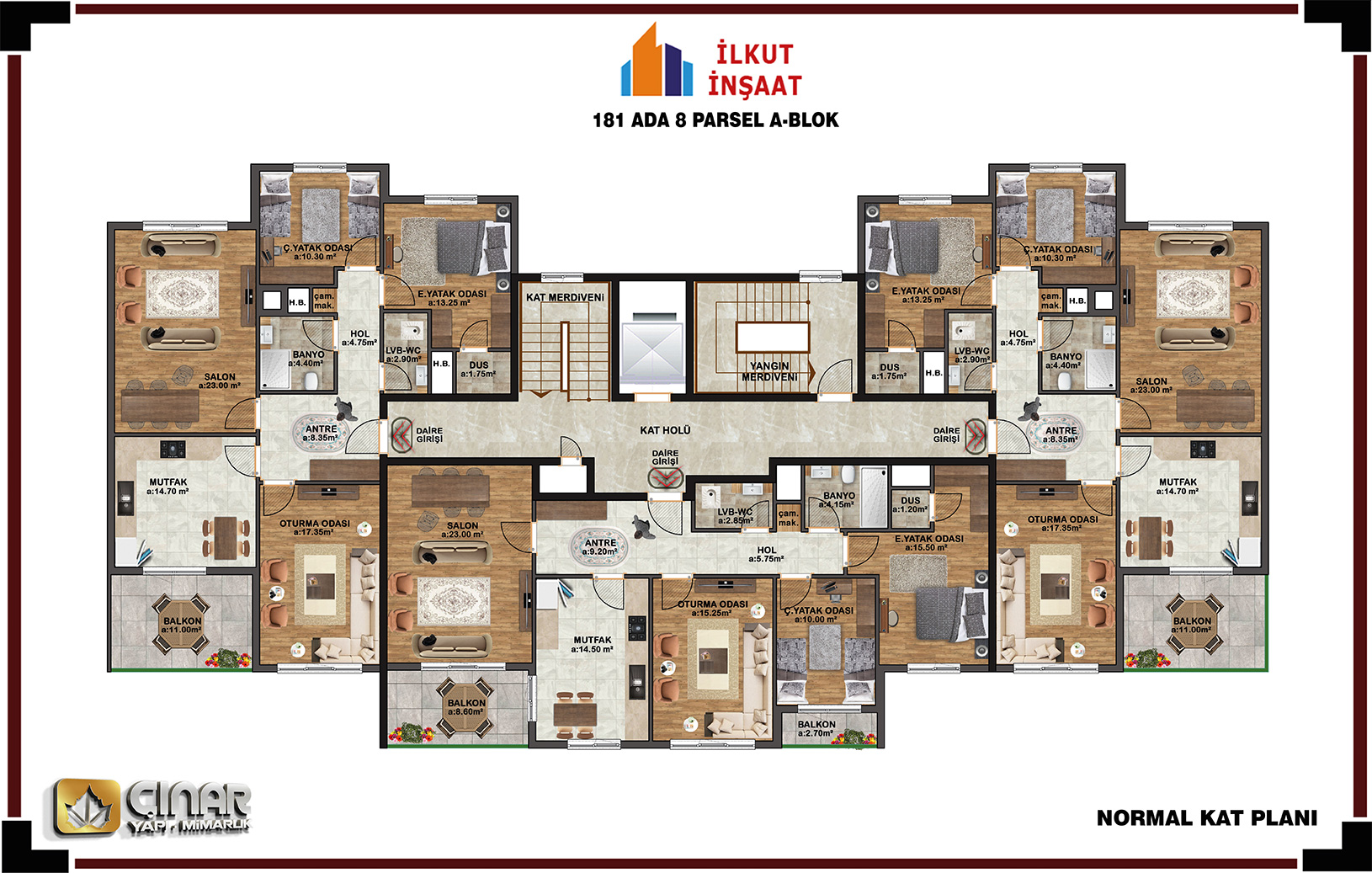 Elmas Apartmanı Kat Planı Görsel 1